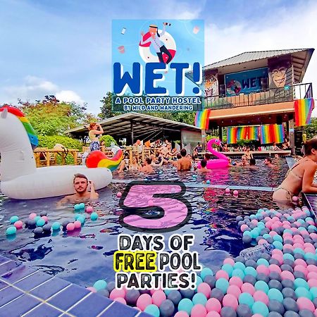 Wet! A Pool Party Hostel By Wild & Wandering Haad Rin Dış mekan fotoğraf
